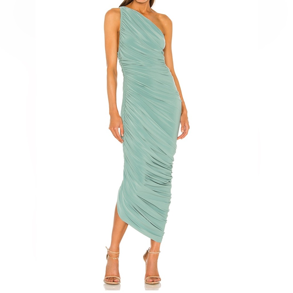 Norma Kamali Diana Gown in Vintage Mint
